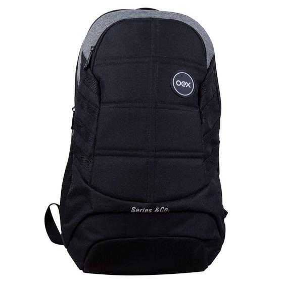 Imagem de Mochila Backpack Casual Para Notebook Oex BK106 Preta e Cinza