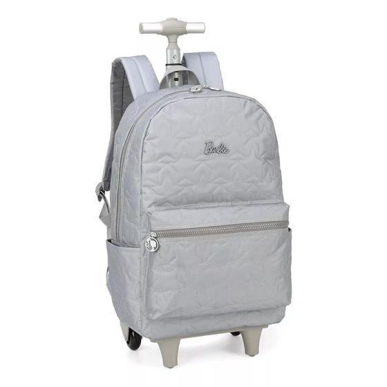 Imagem de Mochila Barbie Com Rodinha Com Alça Costas Haste T Escolar