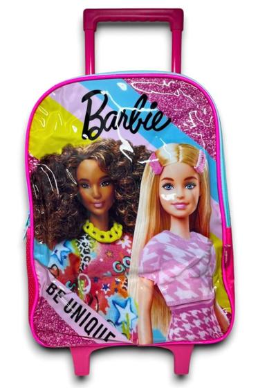 Imagem de Mochila Barbie Com Rodinhas Infantil Menina - Luxcel