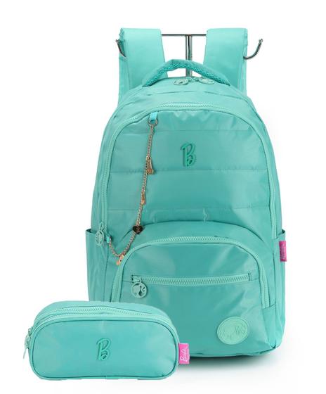 Imagem de Mochila Barbie de Costas Escolar Meninas Juvenil com Estojo