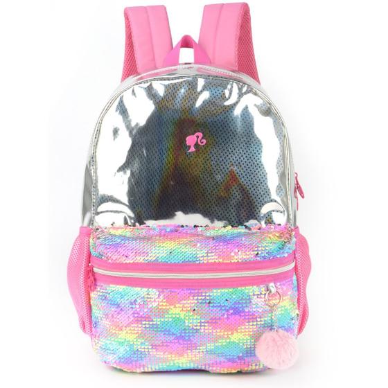 Imagem de Mochila Barbie Paetê Luxcel