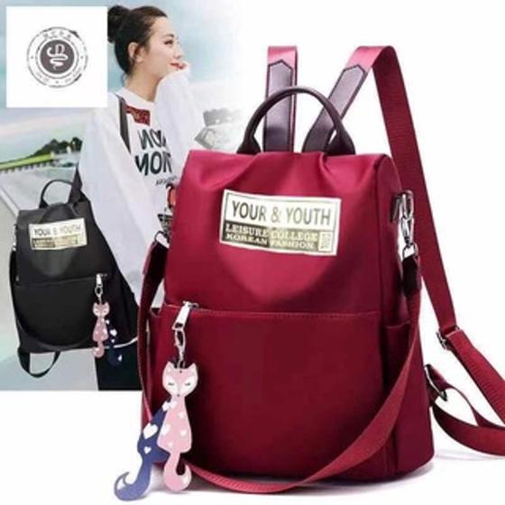 Mochila Bolsa Antifurto Feminina Tiracolo Fashion Trabalho/Escola/Universidade 2021 Menor preço em Mochila Bolsa Antifurto Feminina Tiracolo Fashion Trabalho/Escola/Universidade 2021