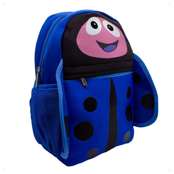 Imagem de Mochila Bolsa de Ombro Infantil em Neoprene - Bebe, Creche, Animais, Zoo, Escolar