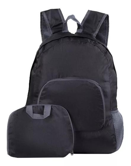 Imagem de Mochila Bolsa Dobrável Impermeável Resistente A Água De Nylon Compacta De 25 Litros Esportiva Unissex Portátil