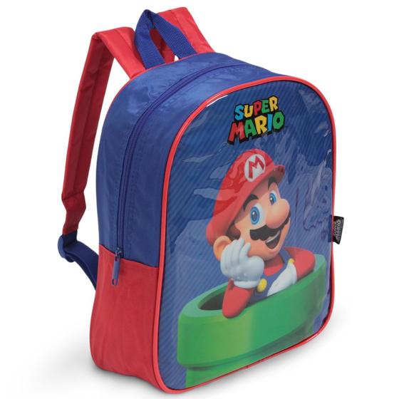 Imagem de Mochila Bolsa Escolar Super Mario Creche Volta As Aulas