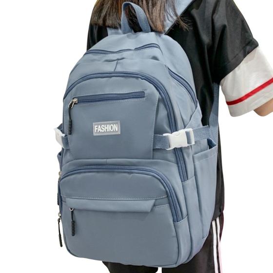 Imagem de Mochila Bolsa Exclusiva Acompanha Estojo Escolar Volta Aulas Notebook Anti Roubo Nova Curso Academia Lifestyle