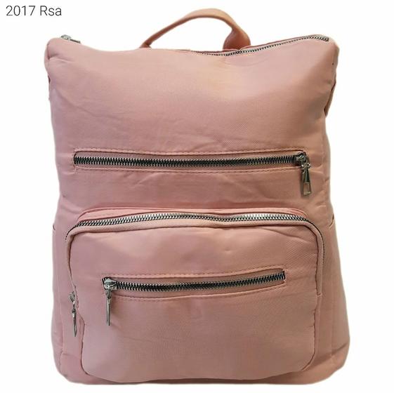 Imagem de Mochila Bolsa Feminina 2 em 1 Nylon Impermeável com Divisões 2017