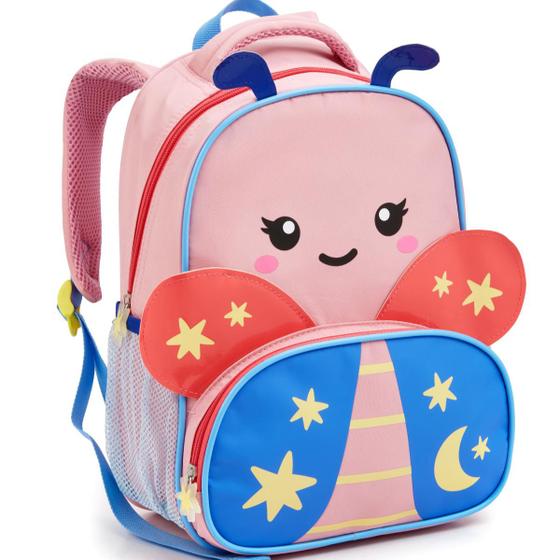 Imagem de Mochila Bolsa Infantil Masculina E Feminina Animais Creche Passeio Escolar Zoop Seanite