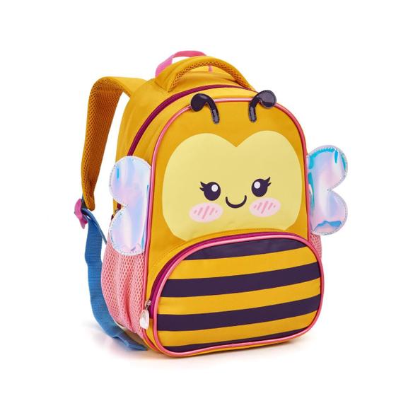 Imagem de Mochila Bolsa Infantil Masculina E Feminina Animais Creche Passeio Escolar Zoop Seanite