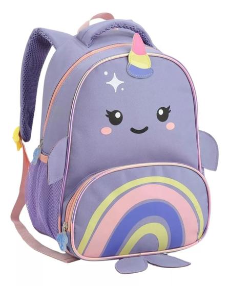 Imagem de Mochila Bolsa Infantil Masculina E Feminina Animais Creche Passeio Escolar Zoop Seanite