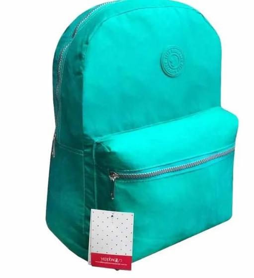 Imagem de Mochila  bolsa juvenil escolar lisa nylon