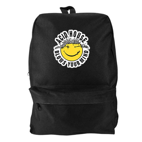 Imagem de Mochila Bolsa Masculina Basica Escolar Pega a Visão Acid