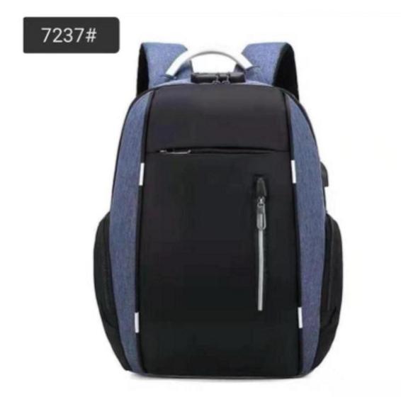 Imagem de Mochila Bolsa Para Notebook Com Usb masculino feminina resistente a agua