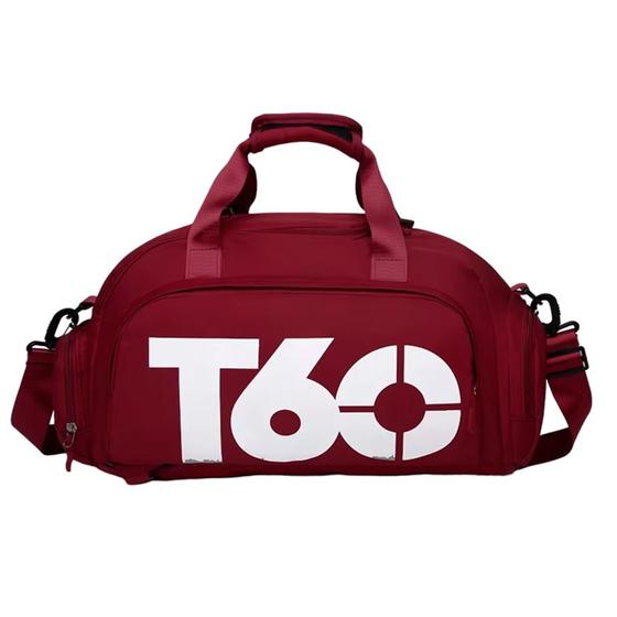 Imagem de Mochila Bolsa T60 Esportiva Academia Bagagem Cor Vermelha