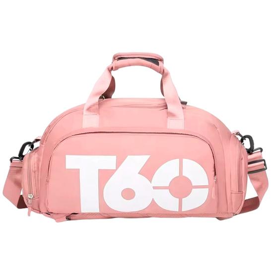 Imagem de Mochila Bolsa T60 Esportiva Academia Impermeável Cor Rose