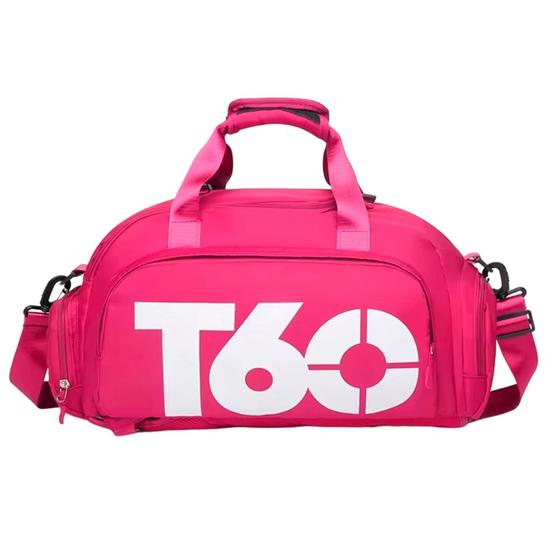 Imagem de Mochila Bolsa T60 Transversal Academia Natação Fitness Pink