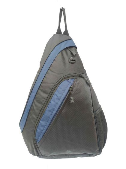 Mochila bolsa transversal tiracolo pochete saida para fone Menor preço em Mochila bolsa transversal tiracolo pochete saida para fone