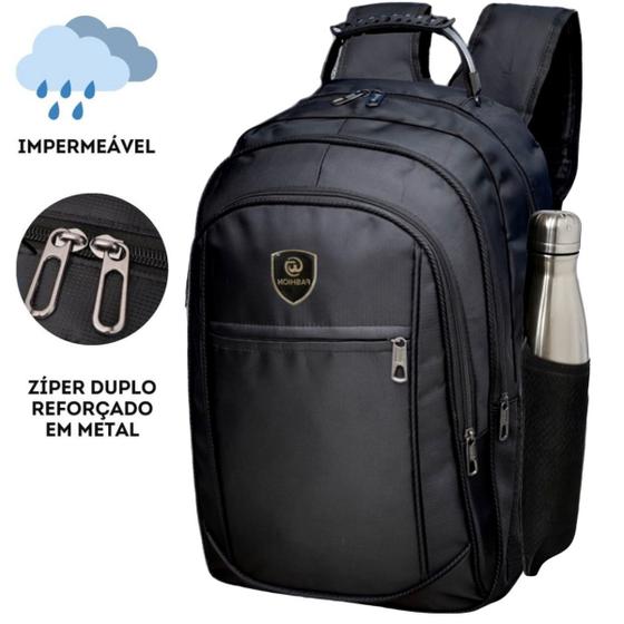 Imagem de Mochila Bolsa Viagem Resistente Impermeável Masculina Feminina Escolar Juvenil