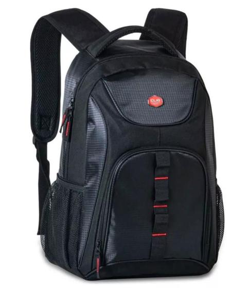 Imagem de Mochila C/ Porta Notebook Linha Executiva Adulto Preta Impermeável - Clio