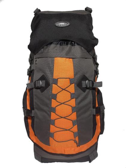 Imagem de Mochila Camping Cargueira Trekking 60 Litros Laranja