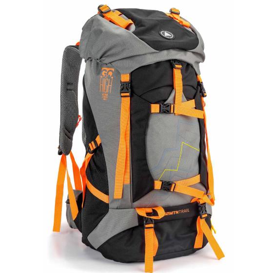 Imagem de Mochila Camping Trilha Reforçada Amplo Compartimento 60L