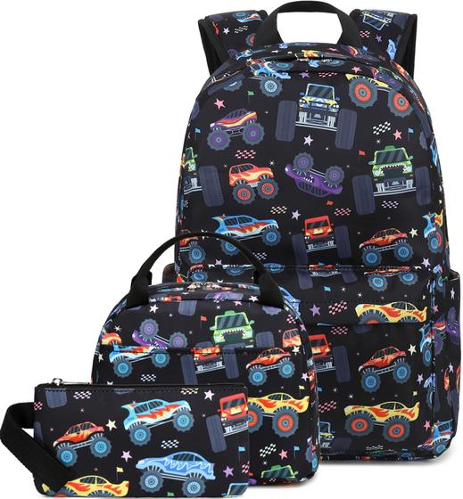 Imagem de Mochila CAMTOP School para crianças com conjunto de lancheira de 4 a 10 anos