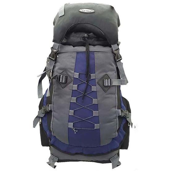 Imagem de Mochila Cargueira Para Trekking 60 Litros 6103 Cor:AZU