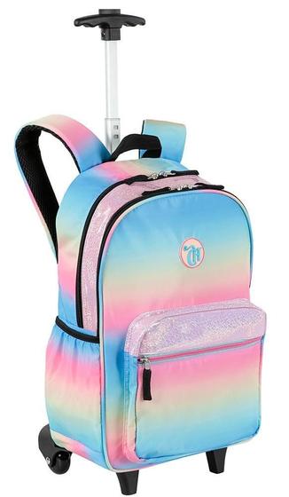 Imagem de Mochila Carrinho Capricho Sunday Degrade Colorido Grande