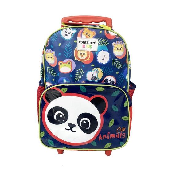 Imagem de Mochila Carrinho Container Kids Animals Colorido Dermiwil