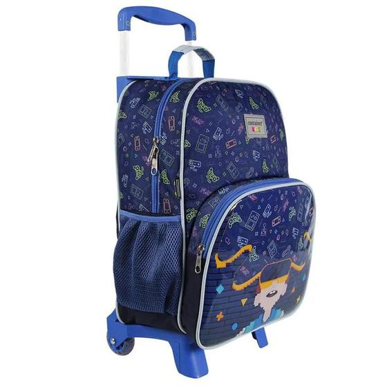 Imagem de Mochila Carrinho Container Kids Game Azul 11936 Dermiwil