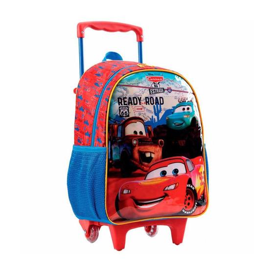 Imagem de Mochila Carrinho Infantil 14 Disney Carros Na Estrada Xeryus