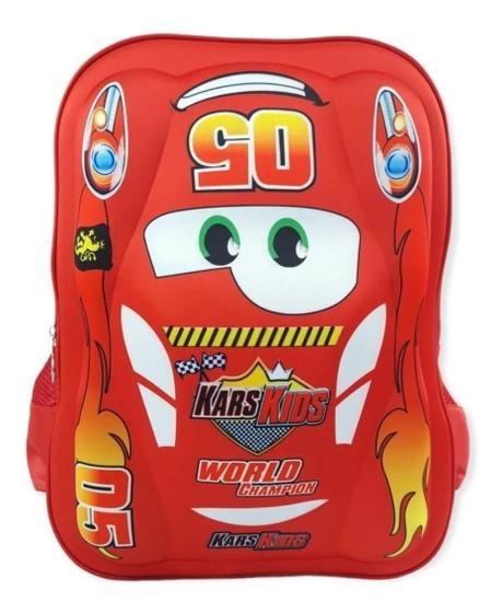 Imagem de Mochila Carro Infantil Masculina Costas Escolar Menino M3672