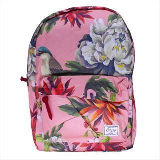 Imagem de Mochila Casual Floral Bolsa Costas Escolar Em Nylon