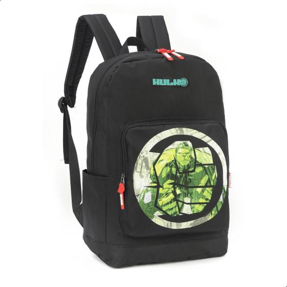 Imagem de Mochila Casual Hulk bolsa de costa reforçada licenciado luxo