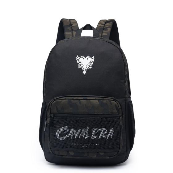 Imagem de Mochila Cavalera Camuflada Notebook Resistente Original Reforçada