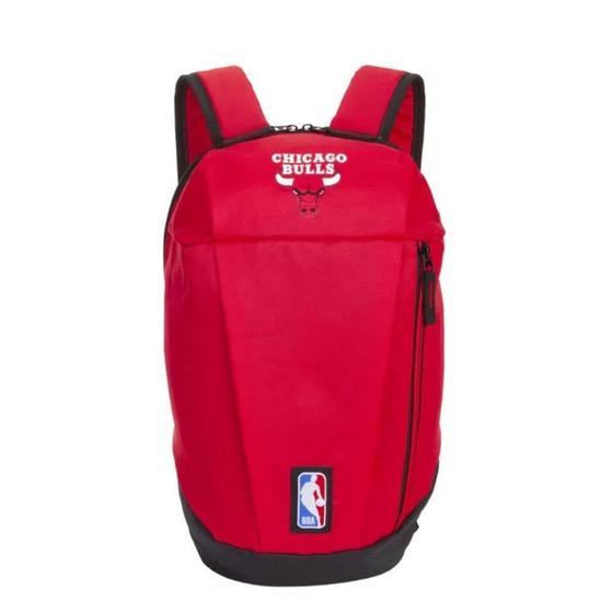 Imagem de Mochila Chicago Bulls Sestini Compacta NBA Preta 39x30x12cm