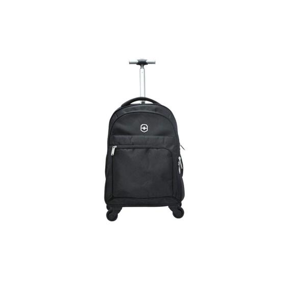 Imagem de Mochila Com Carrinho Executiva Mala Com 4 Rodas E Giro 360º