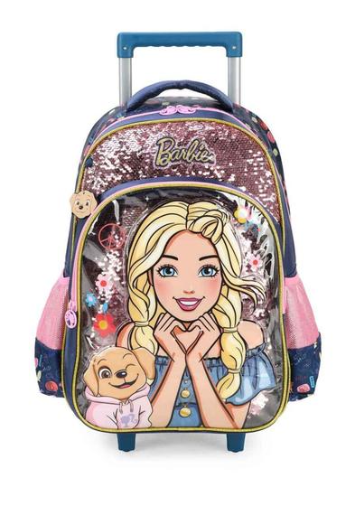 Imagem de Mochila com Carrinho Infantil Barbie - IC39132BB - MATTEL