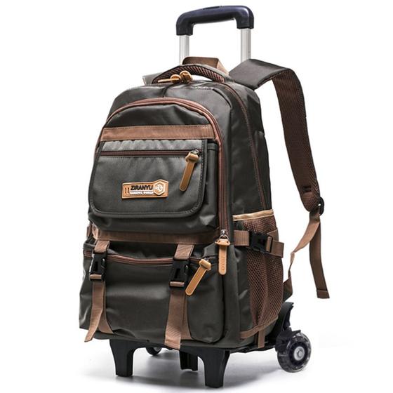 Imagem de Mochila com Duas Rodinhas e Compartimento para Notebook