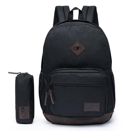 Imagem de Mochila com Estojo Cavalera Espaçosa Reforçada