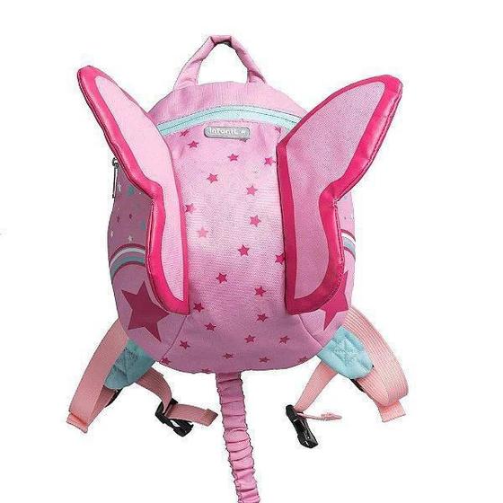 Imagem de Mochila Com Guia Infanti Borboleta Rosa