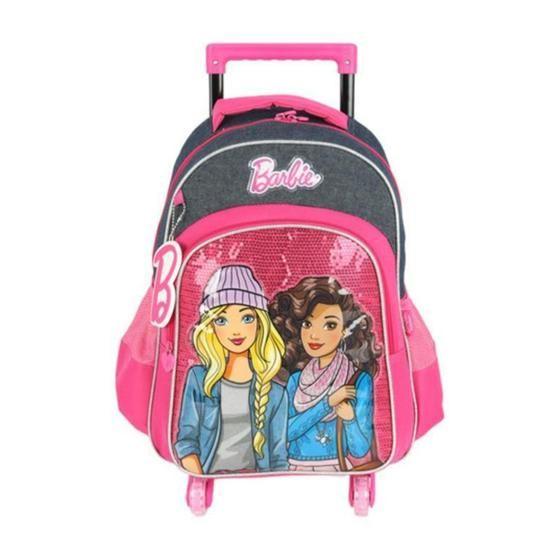 Imagem de Mochila com rodas azul un barbie