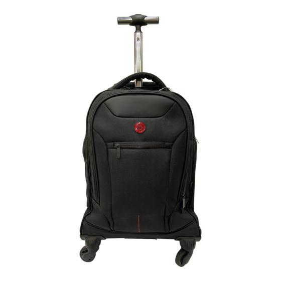 Imagem de Mochila com rodas e Carrinho Executiva Mala de bordo Santino