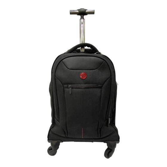 Imagem de Mochila Com Rodas E Carrinho Executiva Mala De Bordo Santino