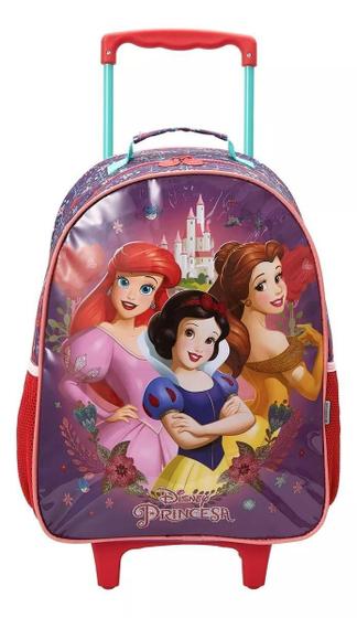 Imagem de MOCHILA COM RODAS XERYUS PRINCESAS X1 13141 Roxo
