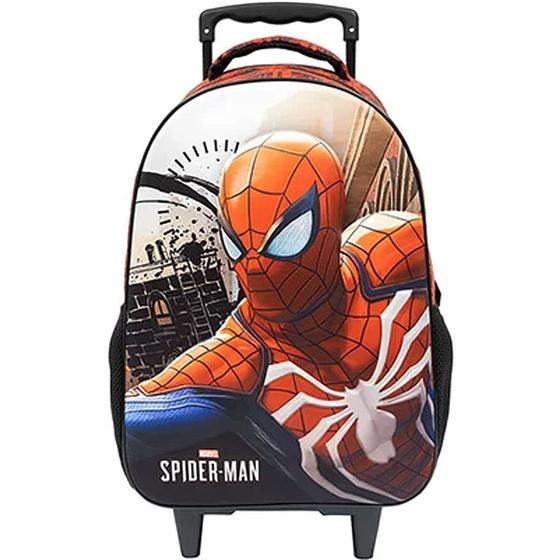 Imagem de Mochila com rodinha 3D Spider Man Xeryus