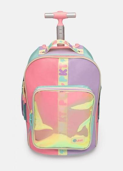 Imagem de Mochila com Rodinha Holográfica Color Block Puket