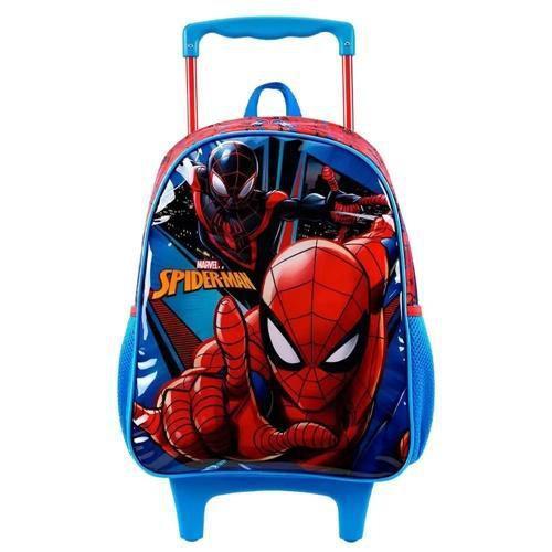 Imagem de Mochila Com Rodinha Média Tam 14 Spider-Man Xeryus - 11651