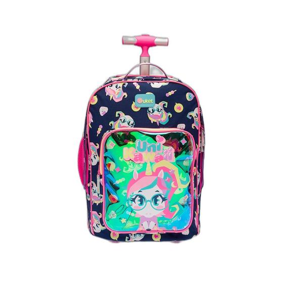 Mochila com Rodinha Menina Unicornio Kawaii Puket Mochila Bolsa Escolar Magazine Luiza