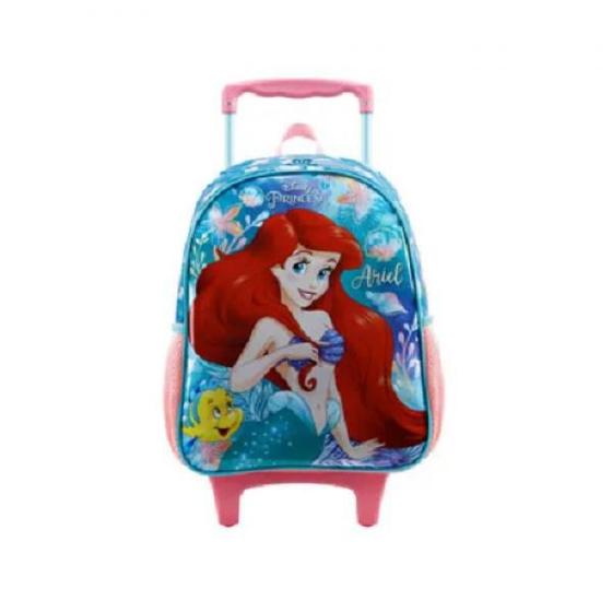 Imagem de Mochila Com Rodinhas Ariel Princesa Disney 16 11480 - Xeryus